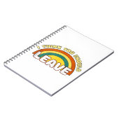 君は考え虹を離れすおもしろい ノートブック (左側)