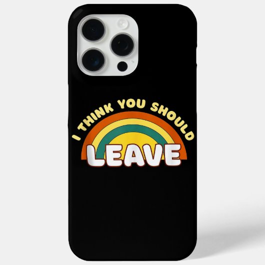 君は考え虹を離れすおもしろい Case-Mate iPhoneケース (裏面)