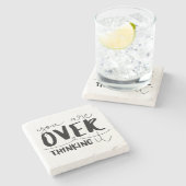 君は考え過ぎだ ストーンコースター (横)