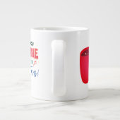 君は聖降誕祭の時に杖を打つ ジャンボコーヒーマグカップ (裏面)