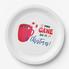 君は聖降誕祭の時に杖を打つ ペーパープレート