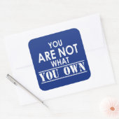 君は自分の持ち物ではない スクエアシール (封筒)