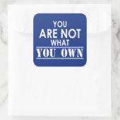 君は自分の持ち物ではない スクエアシール (バッグ)