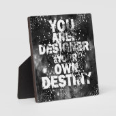 君は自分の運命を決める人だ フォトプラーク (正面)