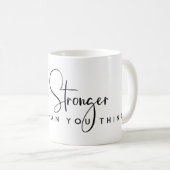 君は自分より強考えい引用文 コーヒーマグカップ (正面右)