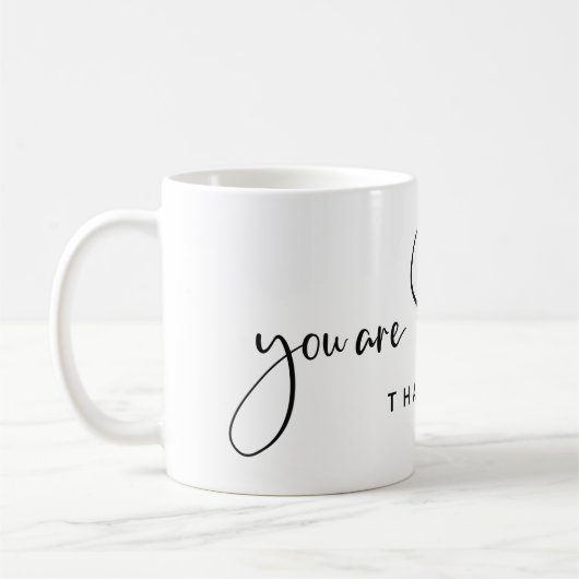 君は自分より強考えい引用文 コーヒーマグカップ (左)