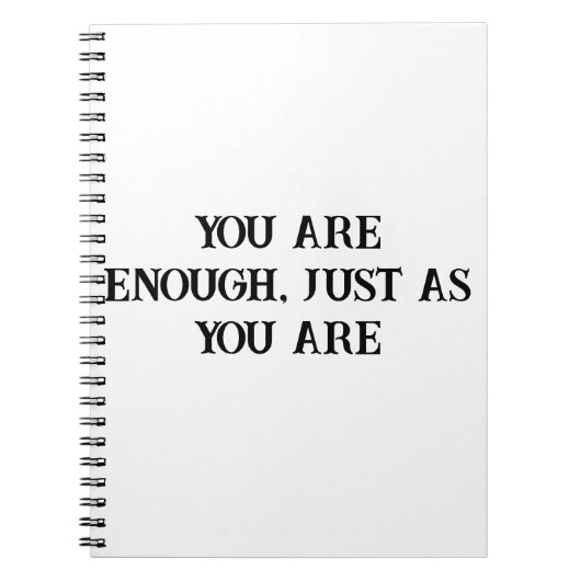 君は自己愛のノートが足りる ノートブック (正面)