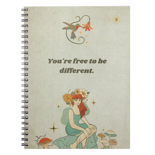 君は自由にな違うる ノートブック (正面)