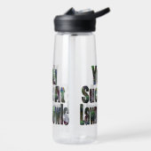 君は芝生遊の椀を上手に使わない ウォーターボトル (左面)