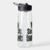 君は芝生遊の椀を上手に使わない ウォーターボトル (右面)