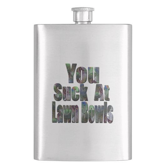 君は芝生遊の椀を上手に使わない フラスク (正面)