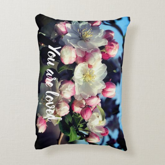 君は花が好きだ感動的 アクセントクッション (裏面(縦))