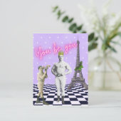 君は芸術に力を入れポップ・アートのる ポストカード (スタンド正面)