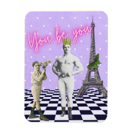 君は芸術に力を入れポップ・アートのる マグネット