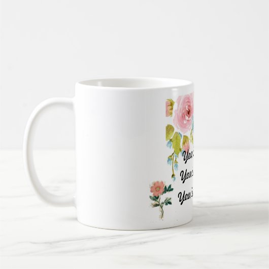 君は親切だ、君頭が切れるは重要だ |関数 コーヒーマグカップ (左)