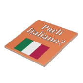 君は話イタリアンかイタリアン。フラグ タイル (側面)