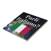 君は話イタリアンかイタリアン。国旗と地球 タイル (側面)