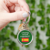君は話スペインのかスペインの。フラグ キーホルダー (手)
