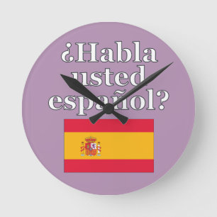 君は話スペインのかスペインの。フラグ ラウンド壁時計