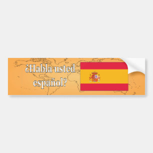 君は話スペインのかスペインの。フラグwf バンパーステッカー