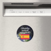 君は話スペインのかスペインの。国旗と地球 マグネット (インサイチュ (食洗機))