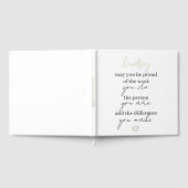 君は誇りを持った仕事を出して感謝していくれ ゲストブック (全面)