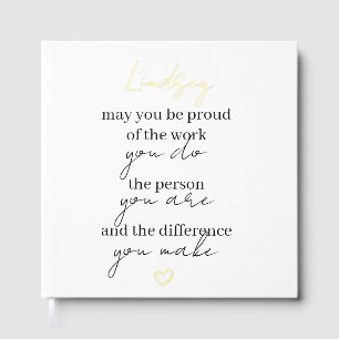 君は誇りを持った仕事を出して感謝していくれ ゲストブック