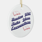 君は読どこへでも連れて行く セラミックオーナメント (右)