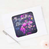 君は賛美雑誌感動的の癖だ スクエアシール (封筒)