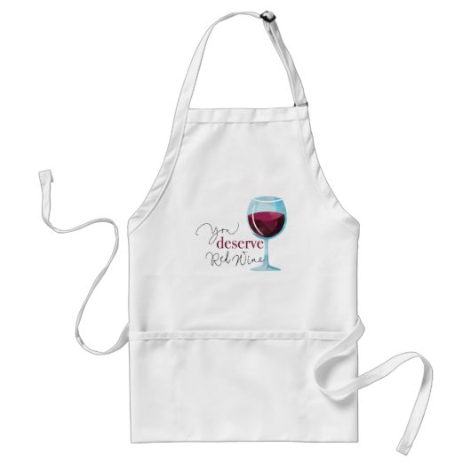君は赤ワインが好い スタンダードエプロン (正面)