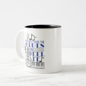 君は遊不愉快だ感じない ツートーンマグカップ (正面左)