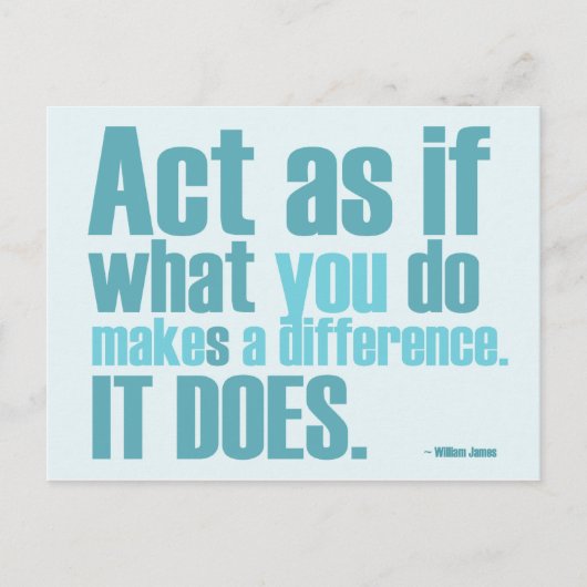 君は違いのはがきを作やる気を起こさせるる ポストカード (正面)