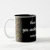 君は違いをパーソナライズされた生む ツートーンマグカップ (左)