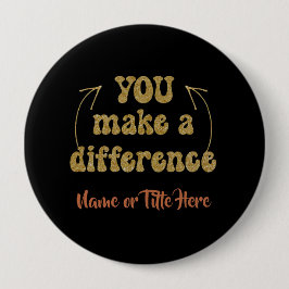 君は違いをパーソナライズされた生む 缶バッジ