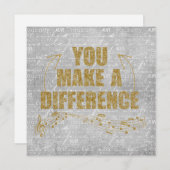 君は違いを生む ノートカード (正面/裏面)