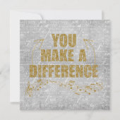 君は違いを生む ノートカード (正面)