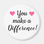 「君は違いを生む」 マグネット (正面)