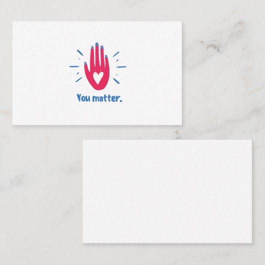 君は重要だ 名刺 (正面/裏面)