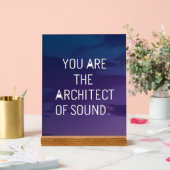 君は音を立てる人だ アクリルサイン (ウェディング)