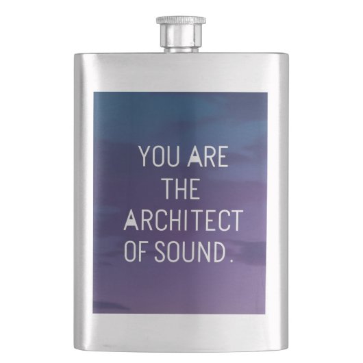 君は音を立てる人だ フラスク (正面)