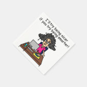 君は頭が切れる僕の方が優しい スタンダードカクテルナプキン (角)