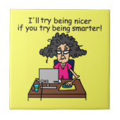 君は頭が切れる僕の方が優しい タイル (正面)