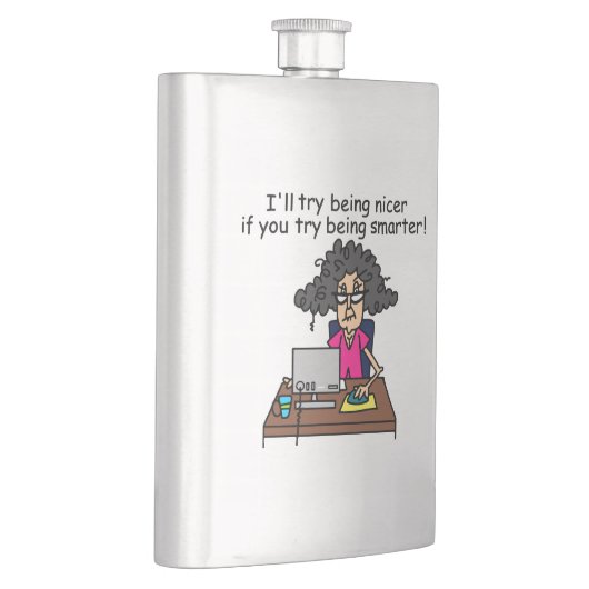 君は頭が切れる僕の方が優しい フラスク (右)