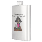 君は頭が切れる僕の方が優しい フラスク (左)