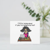 君は頭が切れる僕の方が優しい ポストカード (スタンド正面)