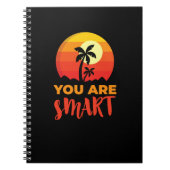 君は頭が切れる前向き肯定感動的 ノートブック (正面)