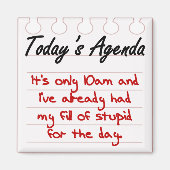 君は頭が悪い マグネット (正面)