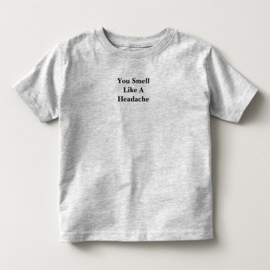 君は頭が痛い トドラーTシャツ (正面)