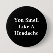 君は頭が痛い 缶バッジ (正面)