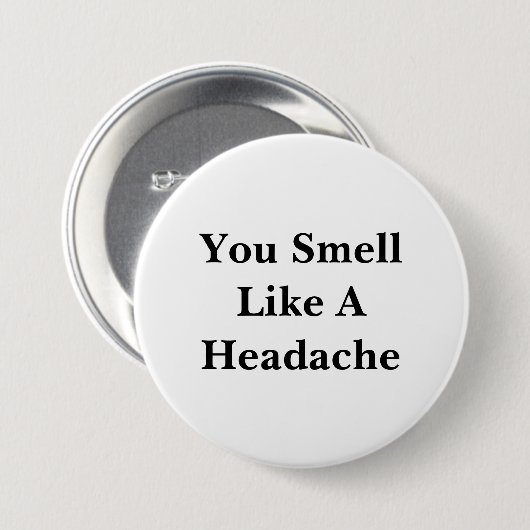 君は頭が痛い 缶バッジ (正面&裏面)